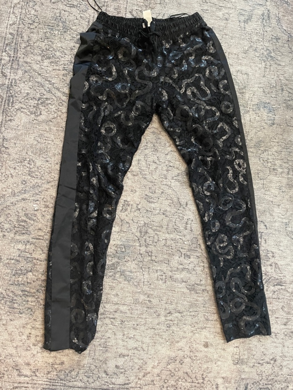 H&M Black Elastic Waist Pants